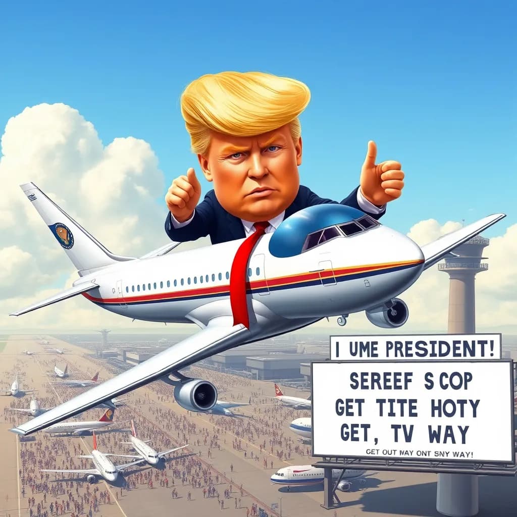 Marine One letter fra Det Hvide Hus uden at andre fly var advaret — Trump forklarer at han er præsident, ikke en trafikleder