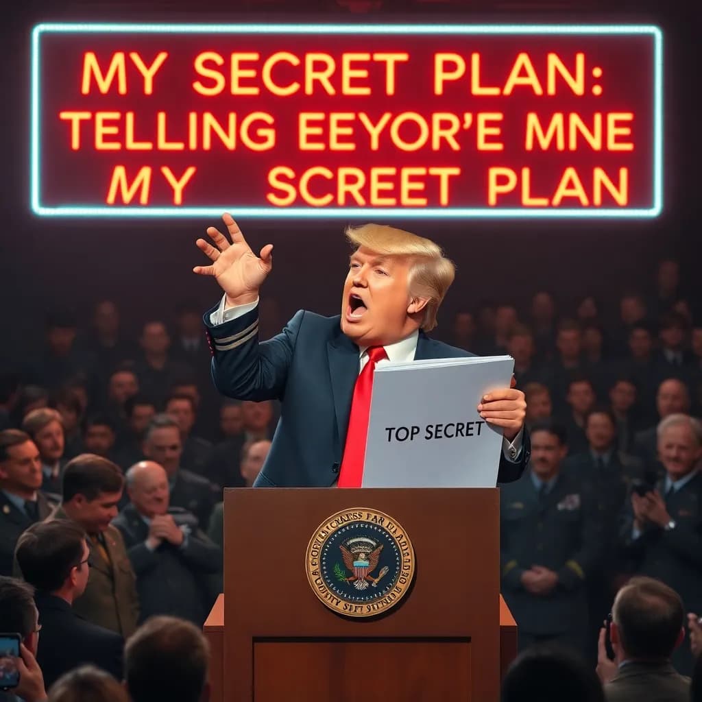 Trump afslører revolutionerende militærstrategi: At sige hvad man ikke gør, mens man ikke siger hvad man gør