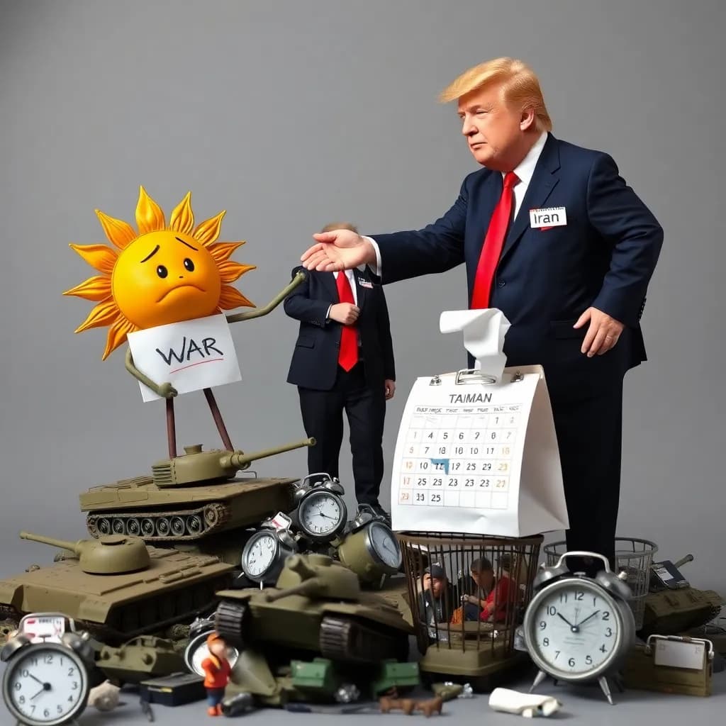 Trump erklærer krig mod Iran for færdig før tidsplanen og under budget