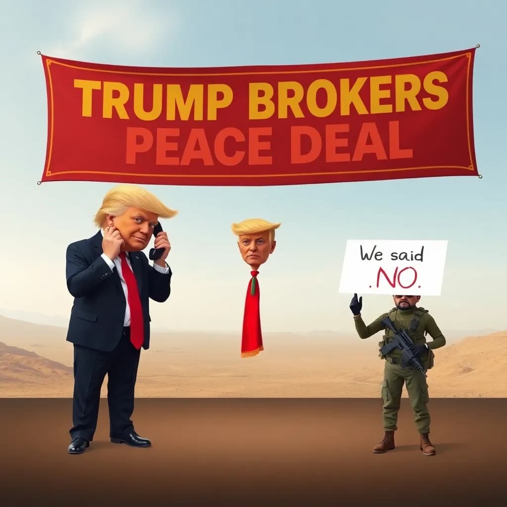 Trump hævder at have forhandlet våbenhvile på plads med Hezbollah via Truth Social — begge parter benægter