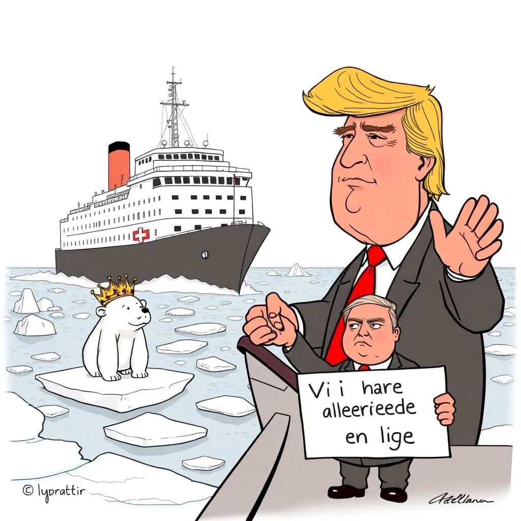 Trump Løser Grønlands Sundhedskrise Med Hospitalsskib Ingen Har Bedt Om — 'Det Kommer Lige!'