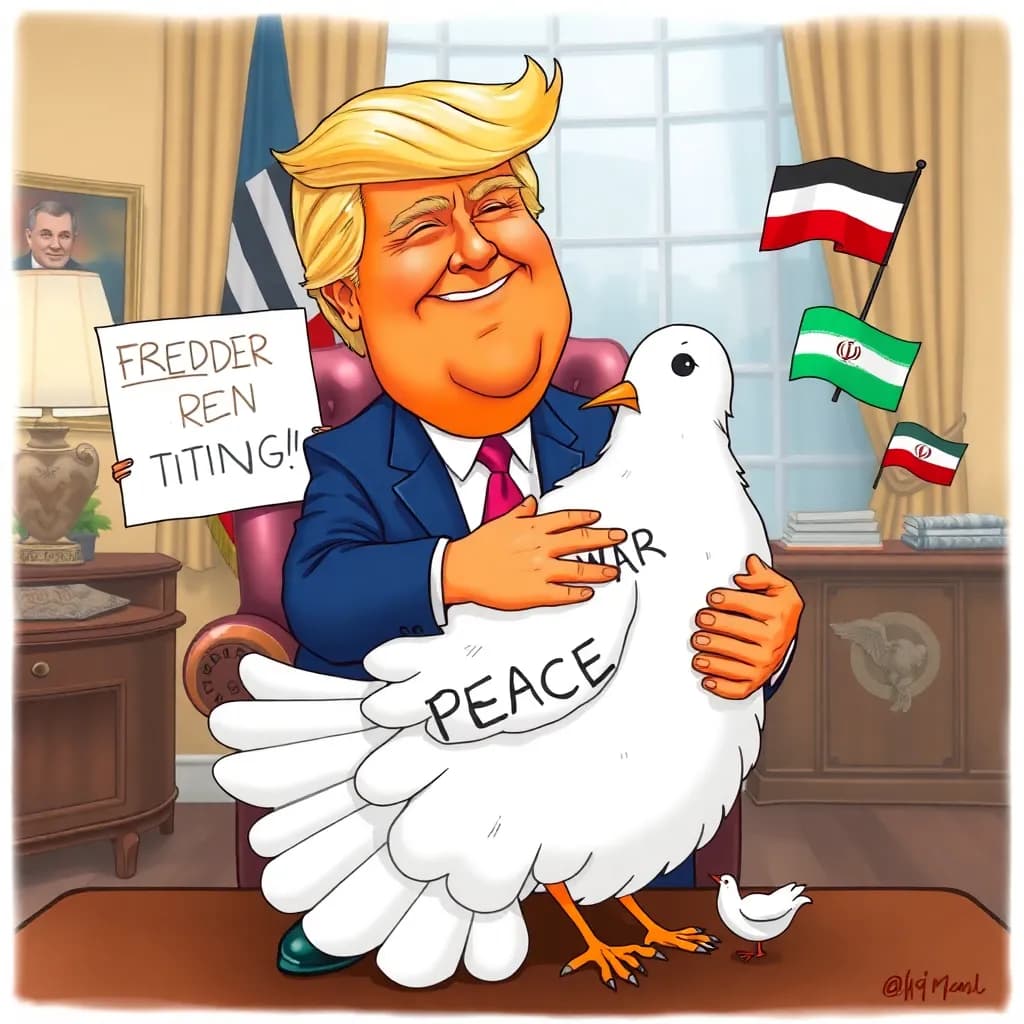 Trump aflyser angreb på Iran efter at have opdaget at fred er en ting — kalder det 'den største aftale nogensinde, jeg har lavet, og det har jeg'